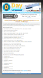 Mobile Screenshot of day-organizer.com